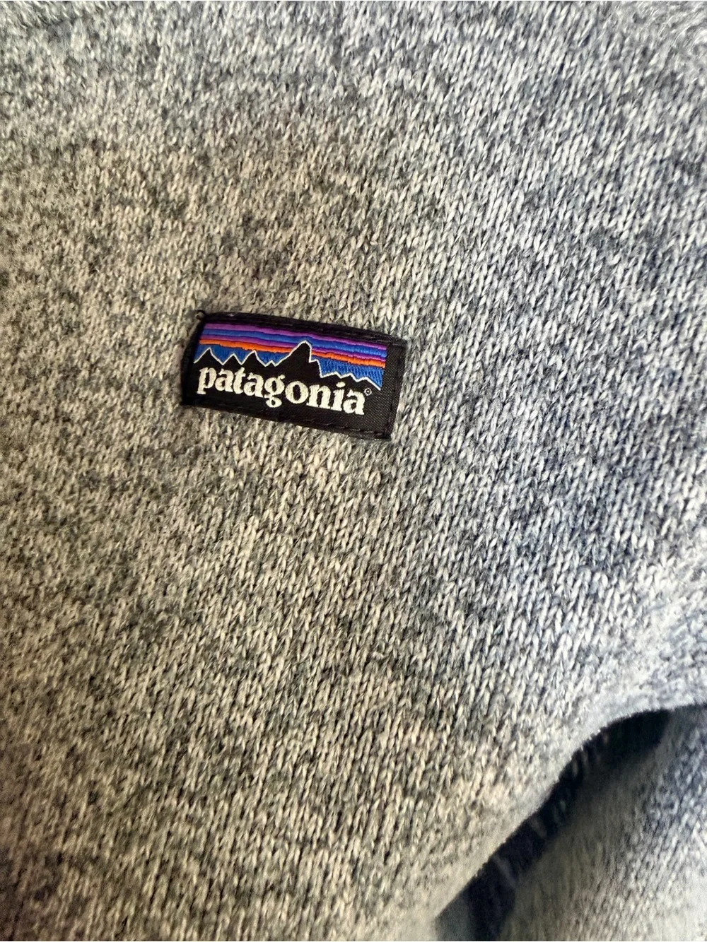 Patagonia Youth Light Heather Gray Full-Zip Fleece Jacket New